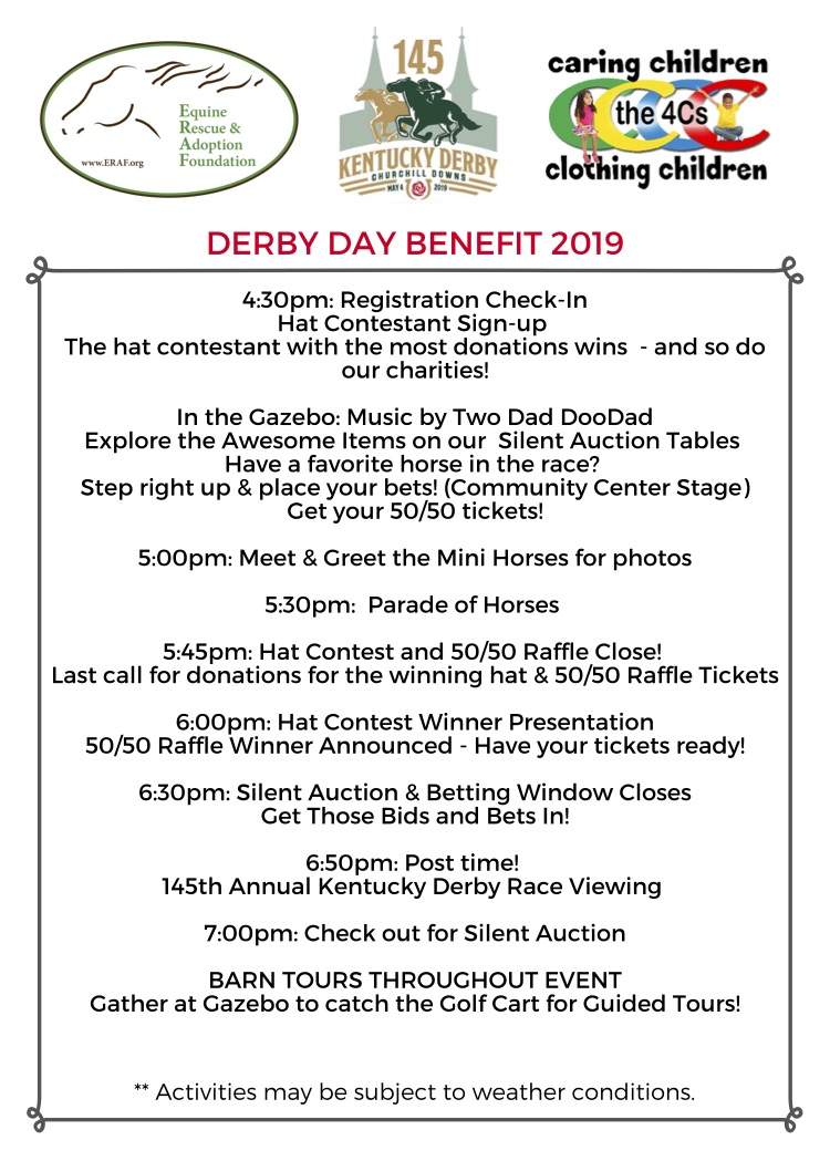 Derby Day 2019 PROGRAM FINAL